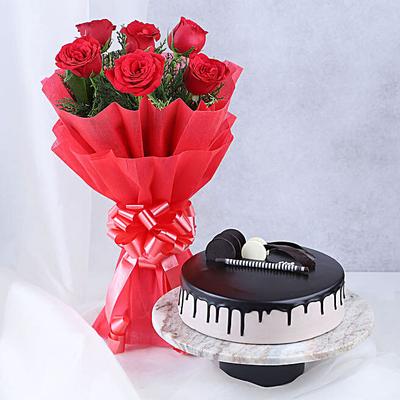 Beautiful Red Rose Hamper Standard