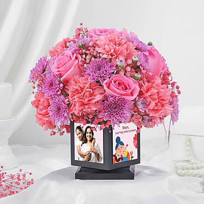 Bedazzled Roses Delight In Personalised Pen Holder