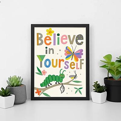 Believe in Yourself Frame for Kids