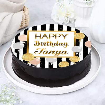 Birthday Special Chocolate Photo Cake