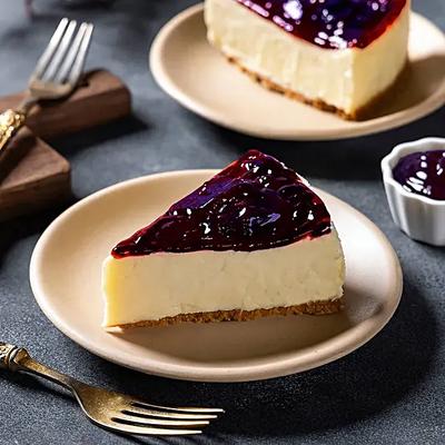 Blueberry Cheesecake Slice
