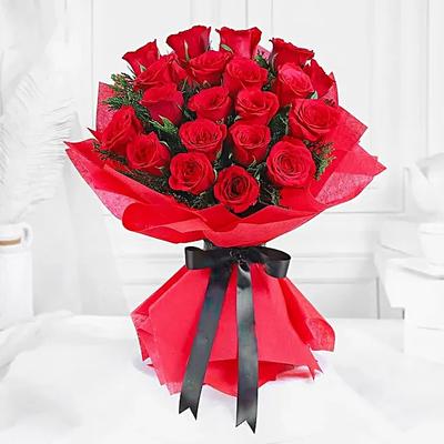 Bouquet Of 20 Royal Red Roses