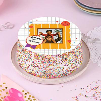 Childrens Day Choco Photo Cake