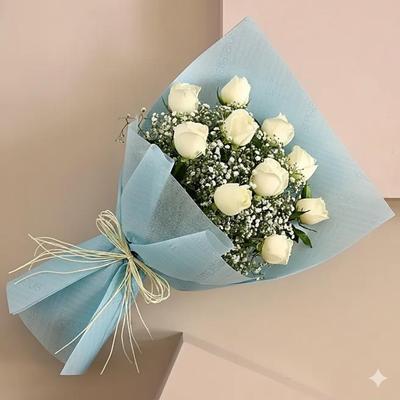Coastal Inspired Roses Bouquet