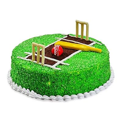 Cricket Pitch Cake Vanilla