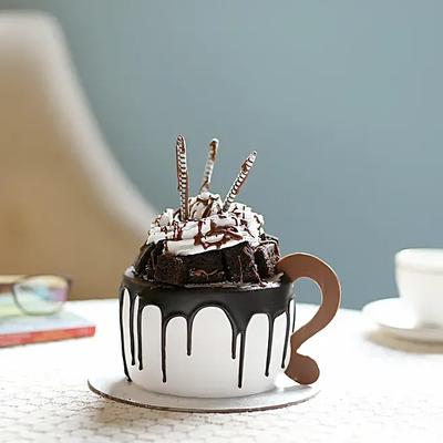 Frosty Mug Designer Truffle Cake