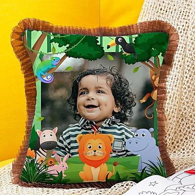 Jungle Safari Personalised Pillow