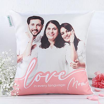 Language of Love Personalised Cushion Hand Delivery