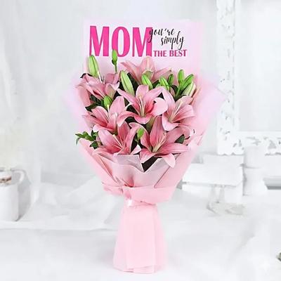 Lily Love Bouquet Gift For Mom