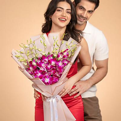 Majestic Purple Orchid Affair