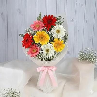 Mixed Brilliance Gerbera Blossom