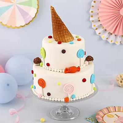 Party Lover 2 Tier Truffle Cake