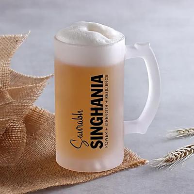 Personalised Cold Brew Beer Mug