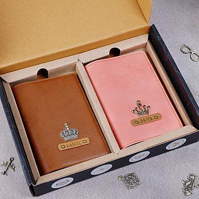 Personalised Couple Passport Covers