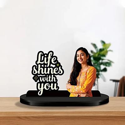 Personalised Life Shines With You Caricature Gift