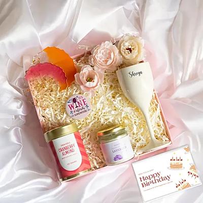 Personalised Wine Glass Happy Birthday Box