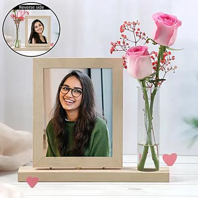 women power personalised frame n roses