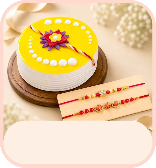 Rakhi with Cakes