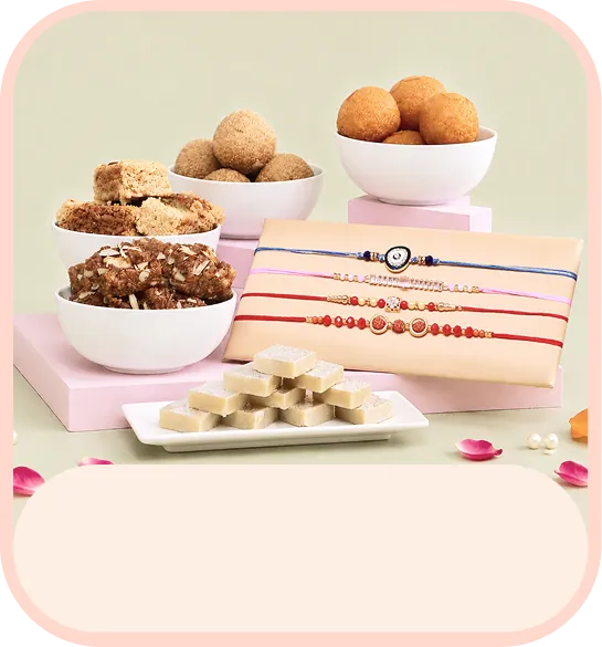 Rakhi with Sweets