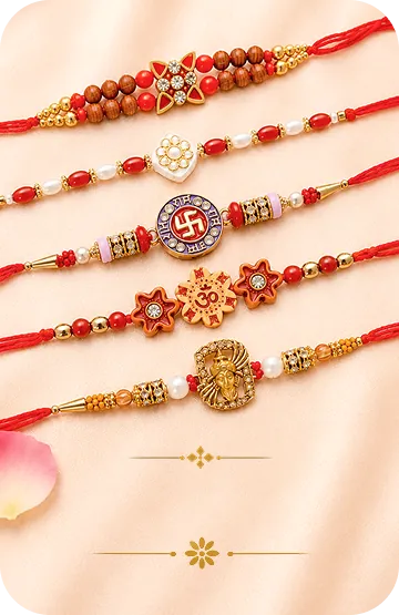 Set of 5 Rakhi