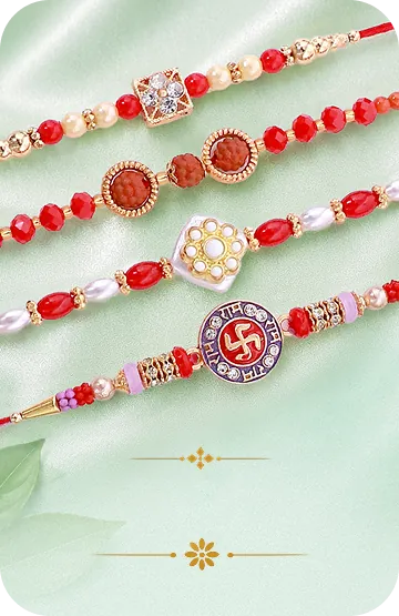 Set of 4 Rakhi